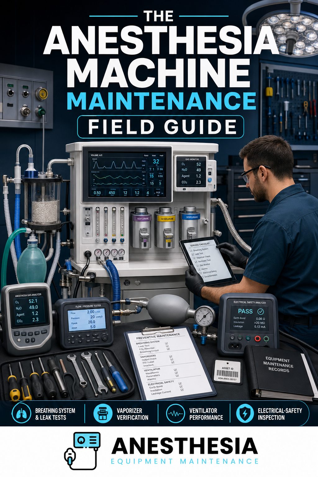 The Anesthesia Machine Maintenance Field Guide β eBook cover
